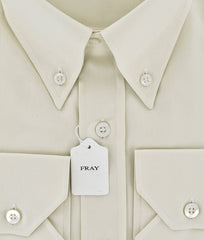 Fray Cream Shirt Medium
