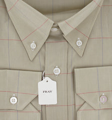Fray Beige Casual Shirt Small