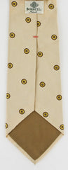 Luigi Borrelli Cream Silk Tie