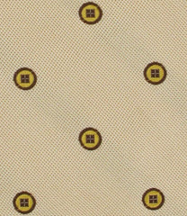 Luigi Borrelli Cream Silk Tie