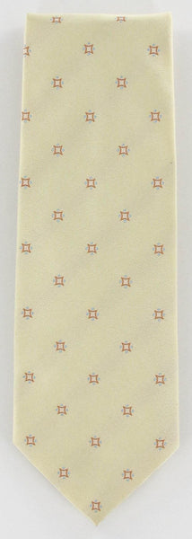 Luigi Borrelli Cream Silk Tie
