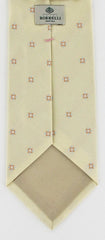 Luigi Borrelli Cream Silk Tie
