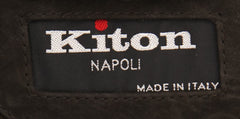 Kiton Dark Brown Silk Solid Coat - (KT1110172) - Parent