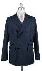 Kiton Navy Blue Cotton Blend Jacket - 40/50 - (JKTCOSENBLUSLDX15)