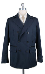 Kiton Navy Blue Cotton Blend Jacket - (JKTCOSENBLUSLDX15) - Parent