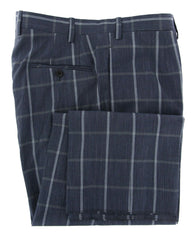 Kiton Gray Wool Blend Window Pane Suit - (UA896D0731) - Parent