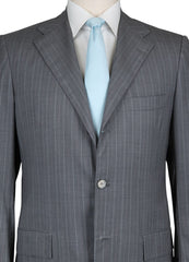 Kiton Gray Wool Striped Suit - (AU3BWOGRYSTRX4) - Parent