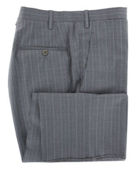 Kiton Gray Wool Striped Suit - (AU3BWOGRYSTRX4) - Parent