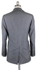Kiton Gray Silk Solid Jacket - Size M (US) / 50 (EU) - (UG0CP052G5302)