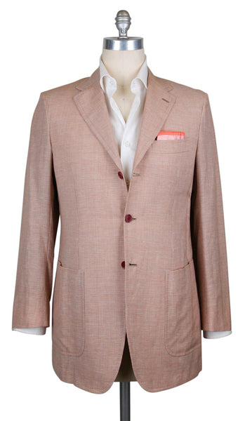 Kiton Light Brown Cashmere Blend Sportcoat - (UG3096A1713R7) - Parent