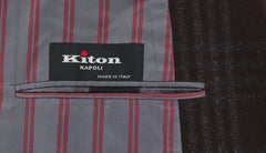 Kiton Brown Cashmere Plaid Sportcoat - (UG901D0616R7) - Parent