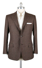Kiton Brown Cashmere Sportcoat - 47/57 - (UGB3833703)