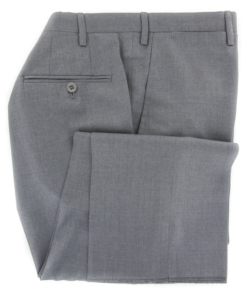Kiton Gray Melange Wool Pants - Slim - (VN) - Parent