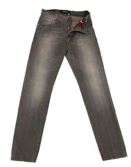 Kiton Gray Solid Jeans - Slim - (UPNJS2I7101) - Parent