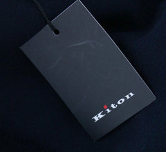Kiton Navy Blue Leather Reversible Coat - (UW93632D7423) - Parent