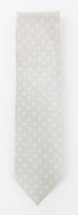 Luigi Borrelli Light Gray Geometric Tie - 3.25" x 58" - (TIEGEOX213)
