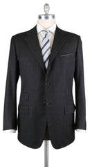 Luigi Borrelli Charcoal Gray Solid Suit - 46/56 - (21101002)