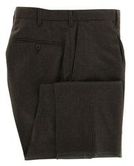 Borrelli Dark Brown Wool Solid Suit - (2018030812) - Parent