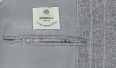 Luigi Borrelli Gray Wool Striped Suit - (LB4043171R8) - Parent