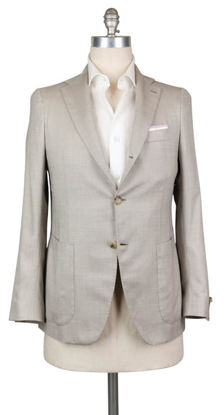 Luigi Borrelli Light Brown Wool Sportcoat - 38/48 - (B3227031R8)