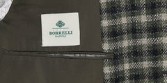 Luigi Borrelli Green Check Sportcoat -  38/48 - (B32281213R8)
