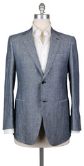 Luigi Borrelli Blue Sportcoat - 40/50 - (B4223362R7)