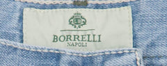 New $425 Luigi Borrelli Denim Blue Jeans - Extra Slim - ��33/49 - (CAR03211646)