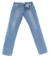 Luigi Borrelli Denim Blue Jeans - Extra Slim - ��35/51 - (CAR03311647)