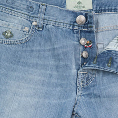 Luigi Borrelli Denim Blue Jeans - Extra Slim - ��34/50 - (CAR03211647)