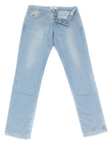 Luigi Borrelli Denim Blue Jeans - Extra Slim - 35 US / 51 EU