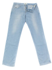 Luigi Borrelli Denim Blue Jeans - Extra Slim - ��35/51 - (CAR03311646)