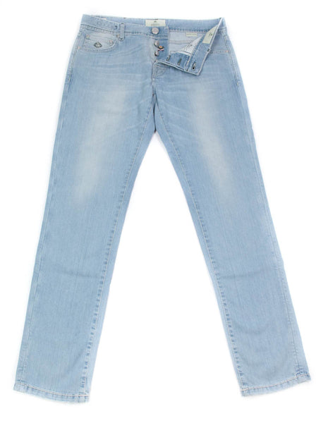 Luigi Borrelli Denim Blue Jeans - Extra Slim - ��36/52 - (CAR03311646)