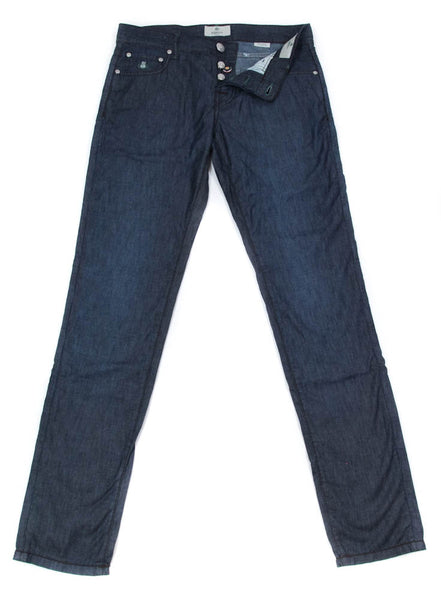 Luigi Borrelli Denim Blue Jeans - Extra Slim - 34/50 - (CAR07611570)