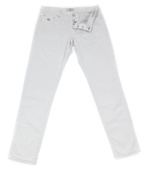 Luigi Borrelli Light Gray Pants - Super Slim - 38/54 - (CAR2221550)
