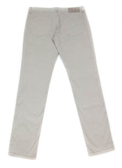 Luigi Borrelli Beige Solid Pants - Super Slim - 40/56 - (CAR2931523)