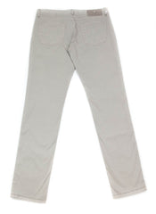 Luigi Borrelli Beige Solid Pants - Super Slim - 38/54 - (CAR2931523)