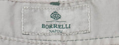 Luigi Borrelli Beige Solid Pants - Super Slim - 38/54 - (CAR2931523)
