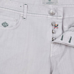 Luigi Borrelli Light Gray Pants - Super Slim - 33/49 - (CAR4051550)