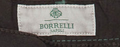 Luigi Borrelli Brown Solid Pants - Super Slim - 34/50 - (CAR00711046)