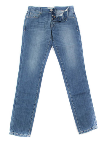 Luigi Borrelli Denim Blue Jeans - Super Slim - 34 US / 50 EU