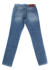Luigi Borrelli Denim Blue Jeans - Super Slim - 42/58 - (CARSS03211647)