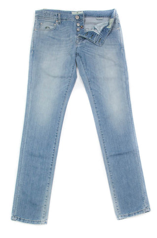 Luigi Borrelli Denim Blue Jeans - Super Slim - 42 US / 58 EU