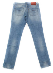 Luigi Borrelli Denim Blue Jeans - Super Slim - 32/48 - (CARSS03311653)