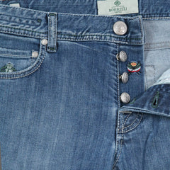 Luigi Borrelli Denim Blue Jeans - Super Slim - 42/58 - (CARSS14811648)