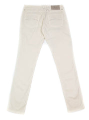 Luigi Borrelli Cream Solid Pants - Super Slim - 40/56 - (CARSS29310503)
