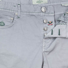 Luigi Borrelli Gray Solid Pants - Super Slim - 30/46 - (CARSS29310540)