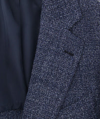 Luigi Borrelli Blue Wool Blend Solid Sportcoat - (LBSPT205270) - Parent