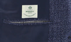 Luigi Borrelli Blue Wool Blend Solid Sportcoat - (LBSPT205270) - Parent