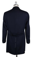 Luigi Borrelli Midnight Navy Blue Coat - (LBCOAT162231) - Parent