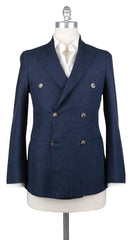 Luigi Borrelli Blue Wool Sportcoat - 40/50 - (DP2709R7)